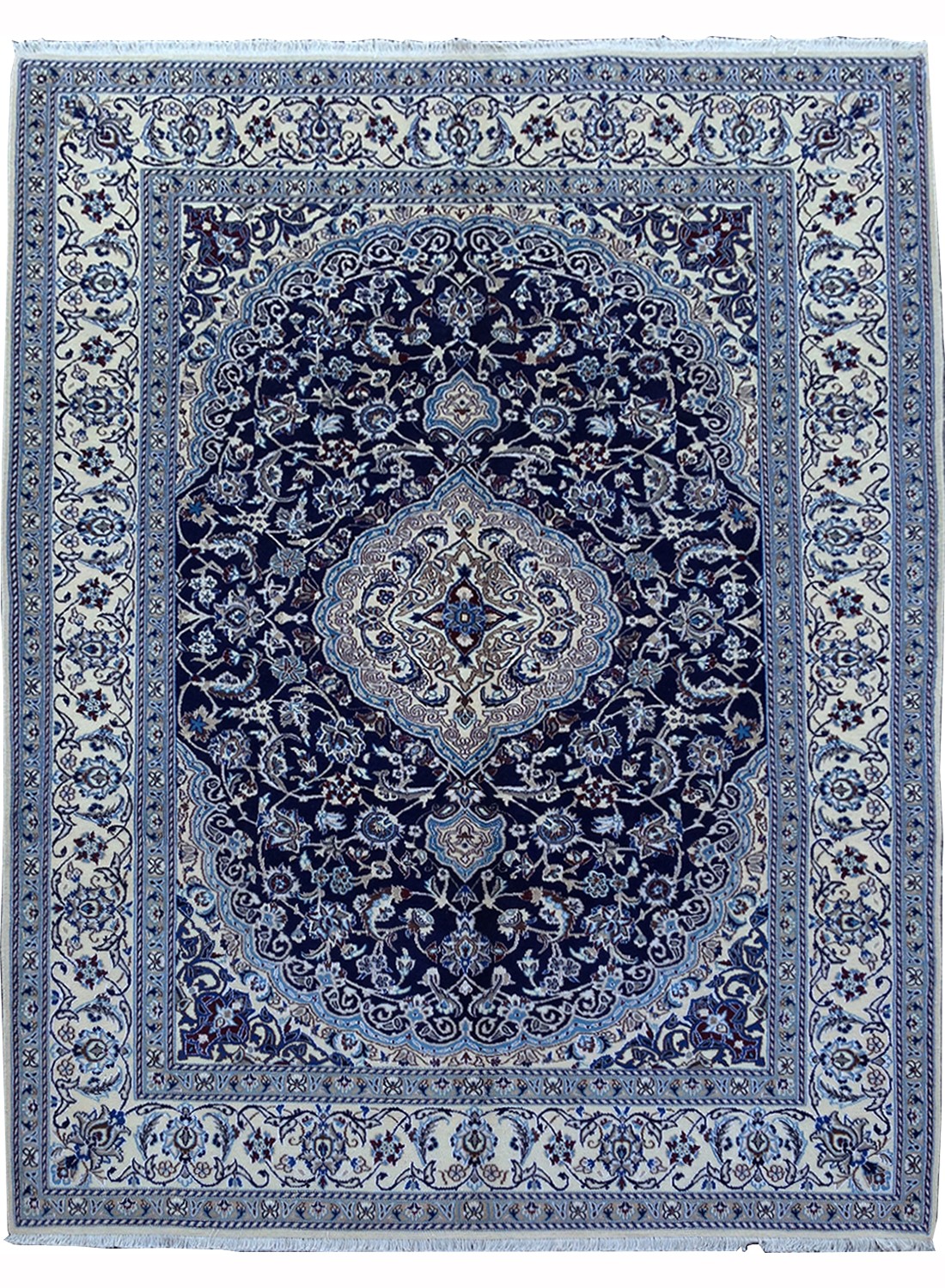 magnifique tapis en couelur bleu
