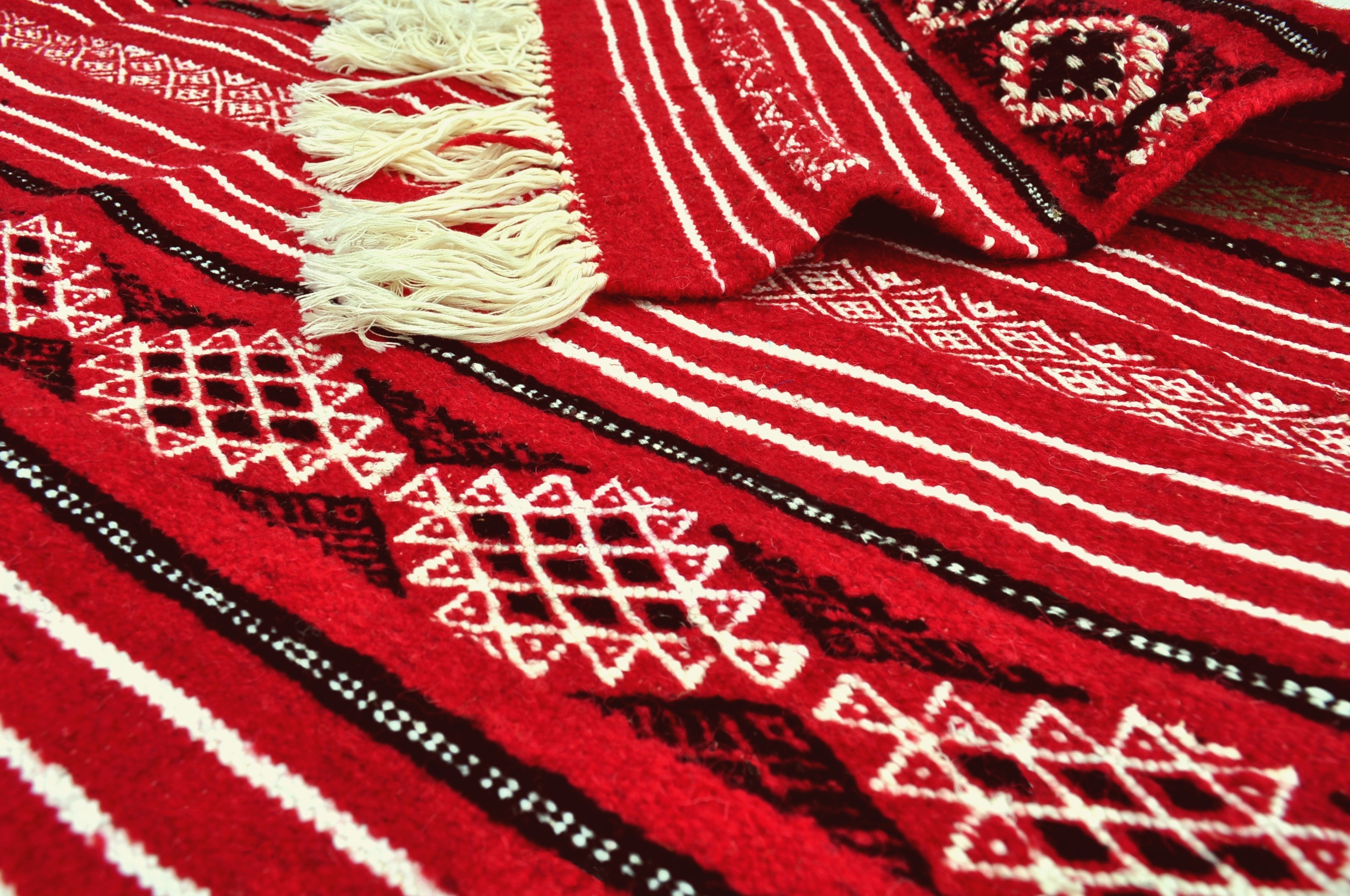 tapis berber rouge